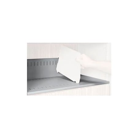 Datum Filing Systems Rotary File Cabinet Components, Slotted Shelf, Legal Depth, Light Gray XSLG-T47